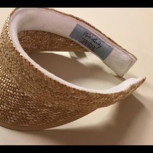 Kate Landry Straw Sunvisor